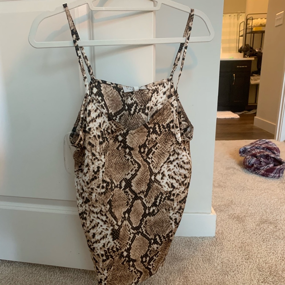 Leopard tank top
